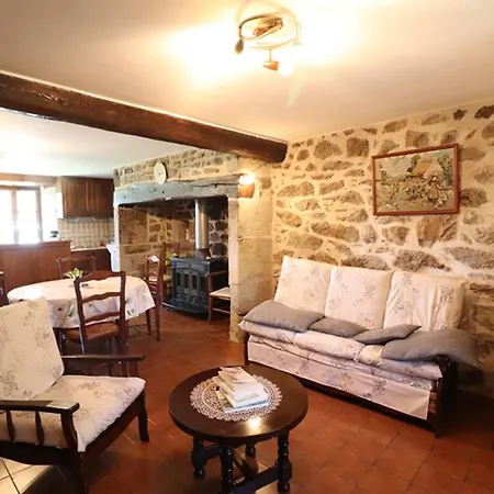 Tatil Evi Chalet 60m² Avec Garage, 2 Ch., Cheminee, Jardin Prive & Bbq, Cantal - Fr-1-742-155
